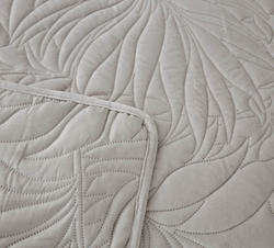 Покрывало 160х220 и наволочка 50х70 Sofi De MarkO Глория серое