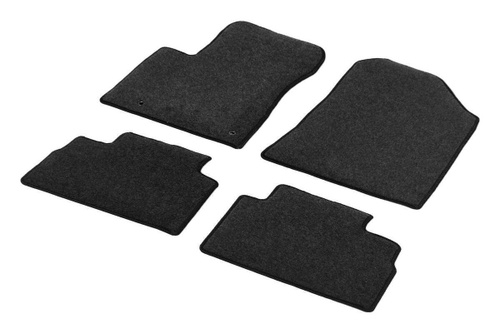 Коврики текстиль в салон, AutoFlex Standard для Kia Soul III поколение 2019-н.в., графит, 4 части, 4280901