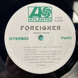 Винтажная виниловая пластинка LP Foreigner Double Vision (Япония 1980) (Без Оби)