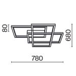 Потолочный светильник Maytoni MOD015CL-L80GK