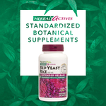 NaturesPlus, Herbal Actives, красный ферментированный рис, 600 мг, 60 вегетарианских таблеток