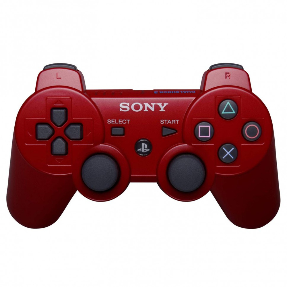 Dualshock 3 Red (красный) джойстик беспроводной для PS3 (Китай)