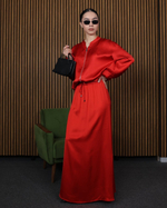 юбка из атласа