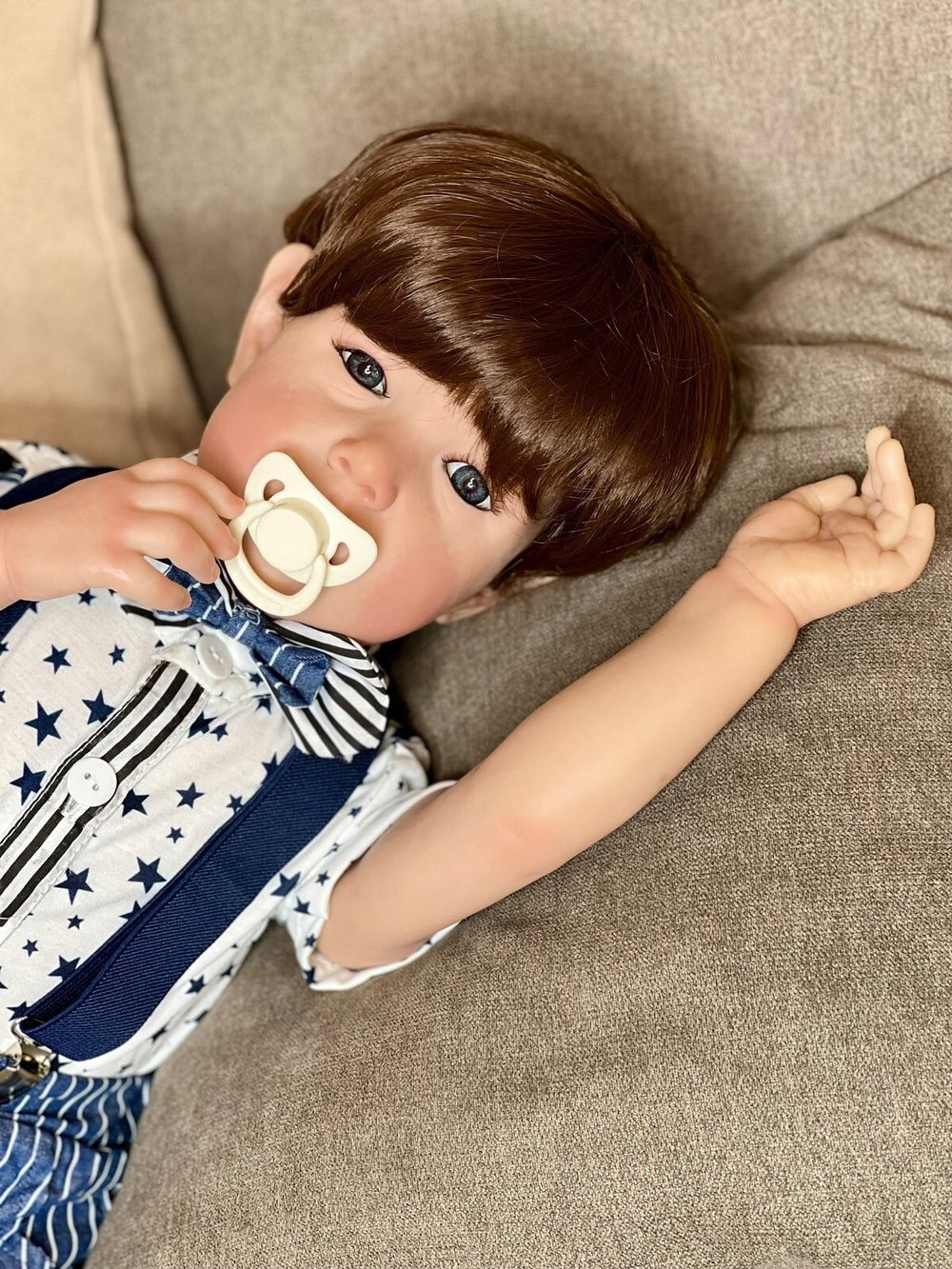 Кукла Реборн мягконабивная 70см в пакете (FA-349)