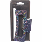 Заколка - краб для волос «AKS - VIENTO», микс 6 цветов, прямоугольник, 10,5*4см