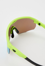 Спортивные очки с диоптриями GOG Argo / Matt Neon Green-Black / White-Blue Lens