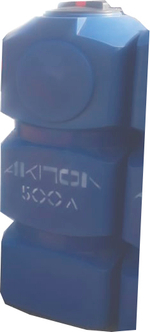 Ёмкость пластиковая пищевая АКПОЛ 500 л. фигурная вертикальная (65x65x155см;25кг;белый) - арт.555012.12