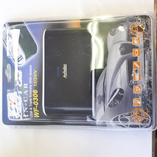 Разветвитель прикуривателя автомобиля Polestar WF-0306 12/24V