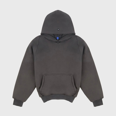 Худи Yeezy Gap Engineered by Balenciaga Shrunken Hoodie Black