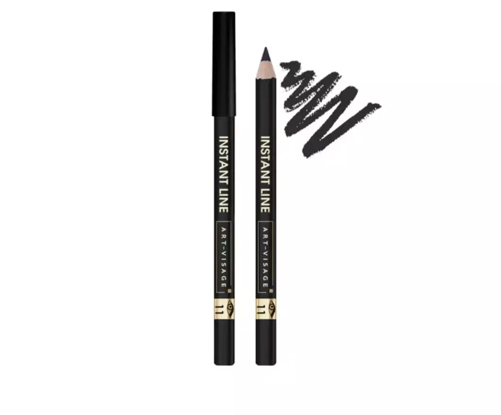 Art Visage карандаш для глаз стойкий Instant Line 11 черный