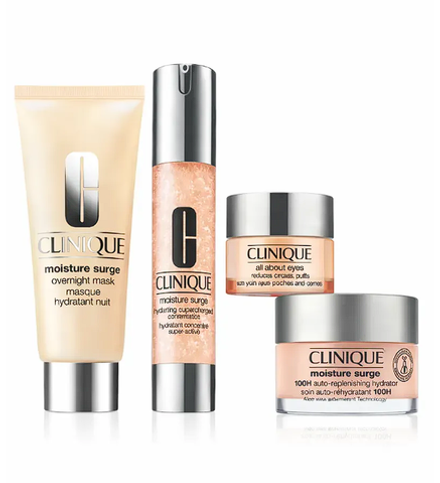 Набор 4 в1 средств для ухода за лицом CLINIQUE Moisture Surge Ultra