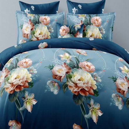 Комплект постельного белья "П37. 1437", поплин, 100% хлопок, Россия.