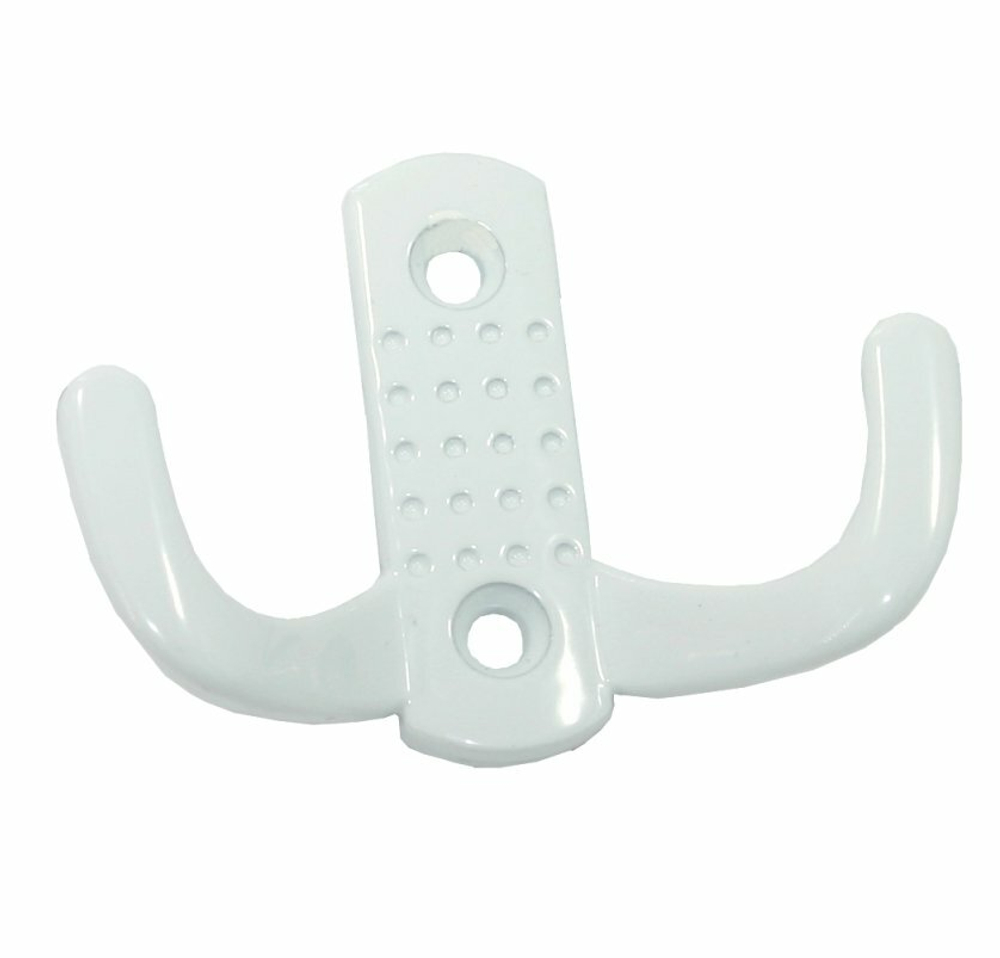 КРЮЧОК-ВЕШАЛКА №10 МЕТАЛЛИСТ ПОЛ.БЕЛЫЙ