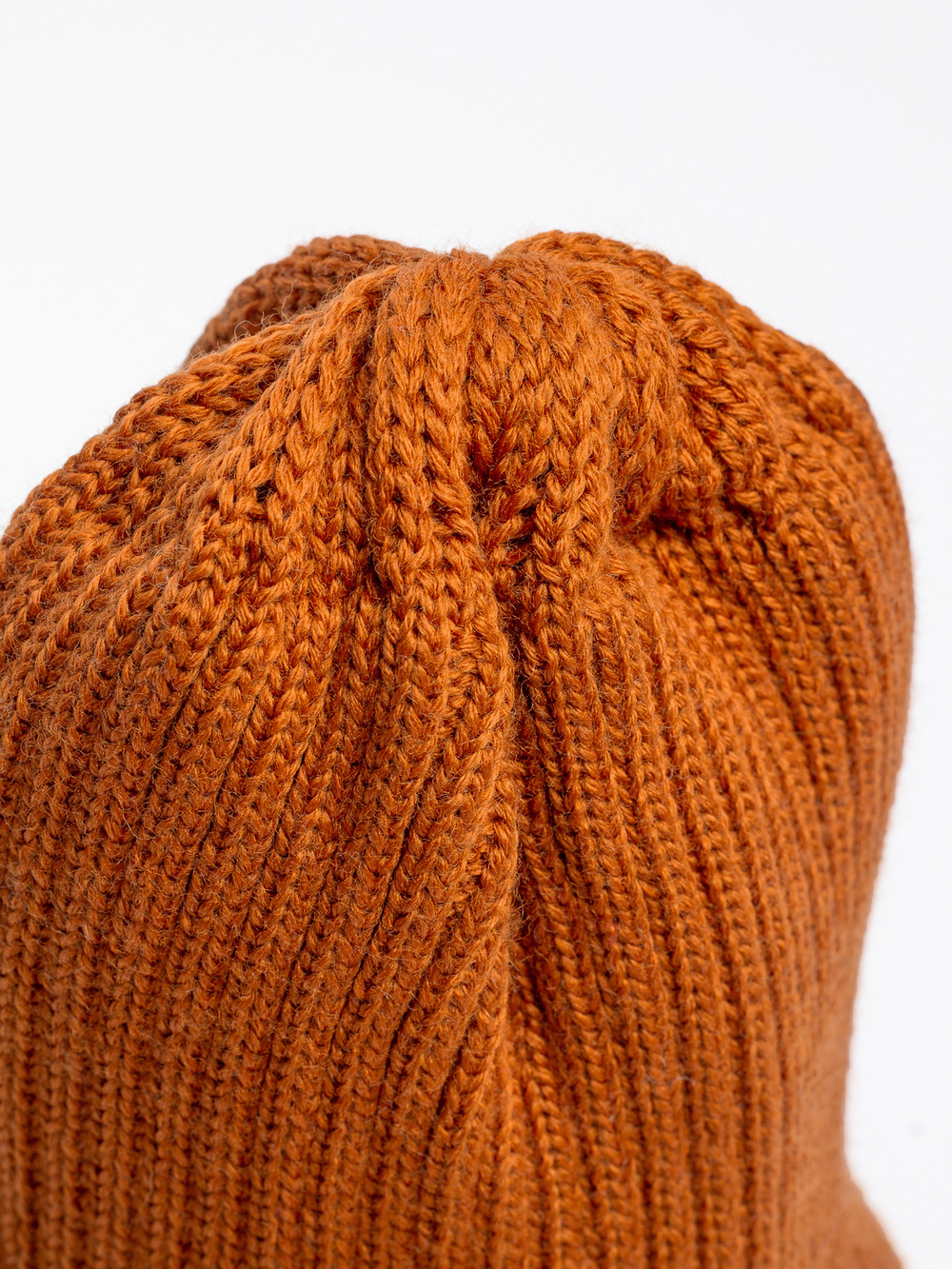 Шапка вязаная-резинка весенняя/осенняя КЭП(Корица)