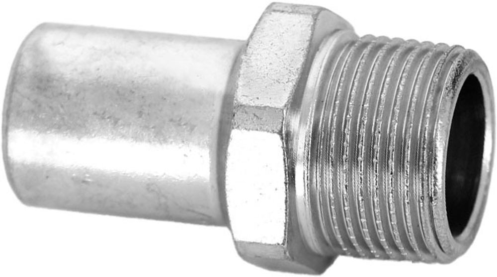 Пресс-вставка из нержавеющей стали с наружной резьбой 22х1/2&quot;