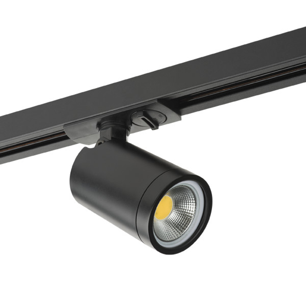 212937 Светильник PVC RULLO для трека BARRA GU10 ЧЕРНЫЙ