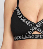 бюстгальтер ikonik 2.0 peephole Karl Lagerfeld - черный(230W2110)