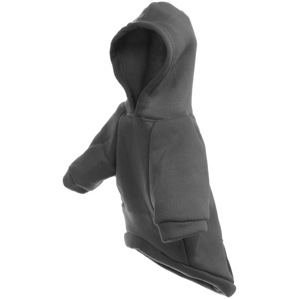 Кофта - толстовка для мелких пород собак «BRO Style», цвет черный, р M (на флисе)