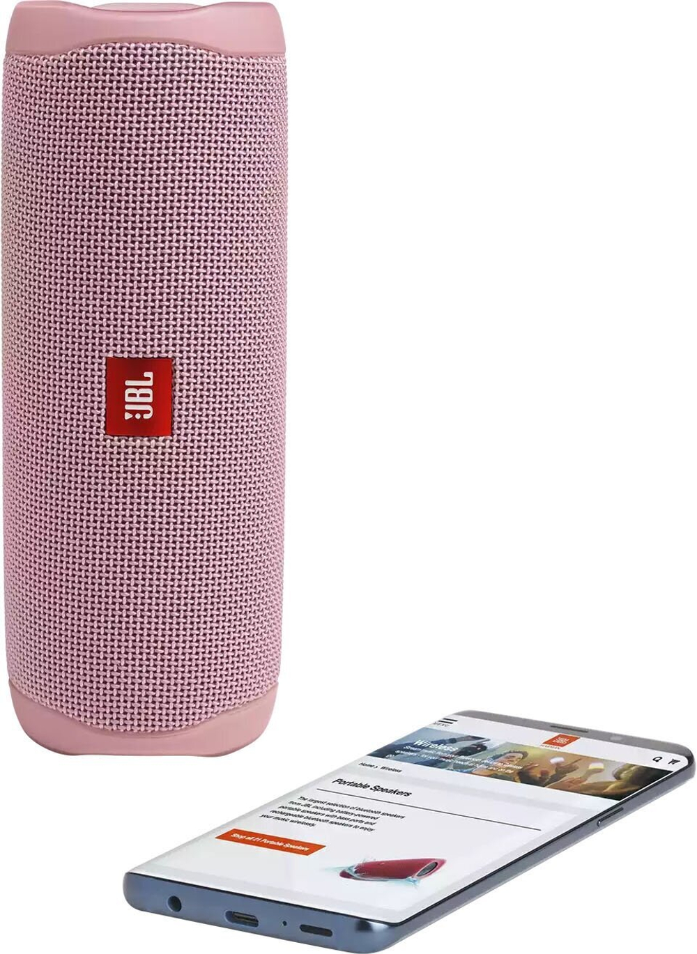 Портативная акустика JBL Flip 5 Pink