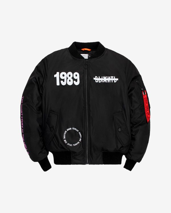 Бомбер Fusion "ВЫЖИТЬ" Женский Черный - фото 1