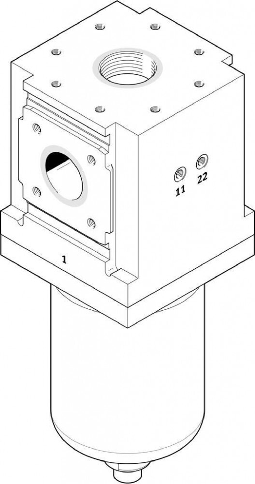PFML-186-HP3-H-AST Фильтр сверхтонкой очистки