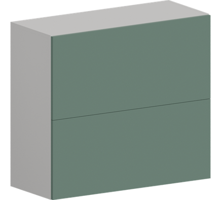 Кухня Модуль ШВГ 801Г Ликата / Матовая мята