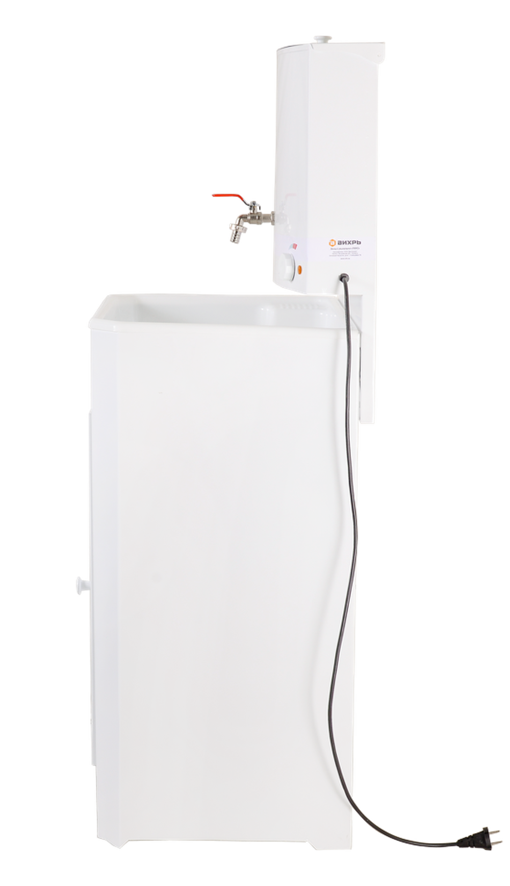 Умывальник дачный с подогревом "Люкс" ВИХРЬ, пластик, белый