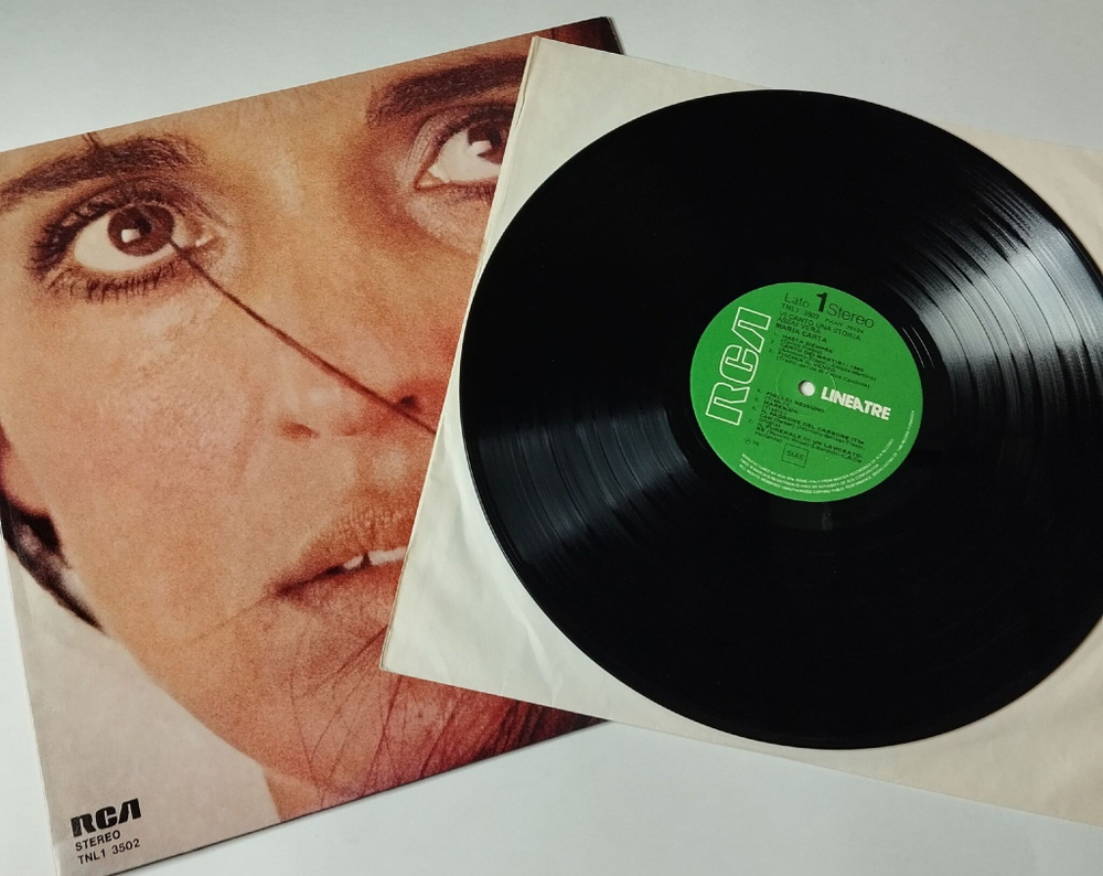Винтажная виниловая пластинка LP Maria Carta Vi Canto Una Storia Assai Vera (Italy 1976)