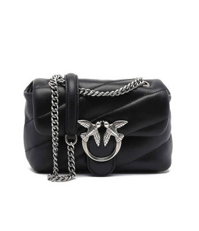 кожаная сумка-мессенджер love baby puff c sheep nappa Pinko - черный(100040 A0F2)