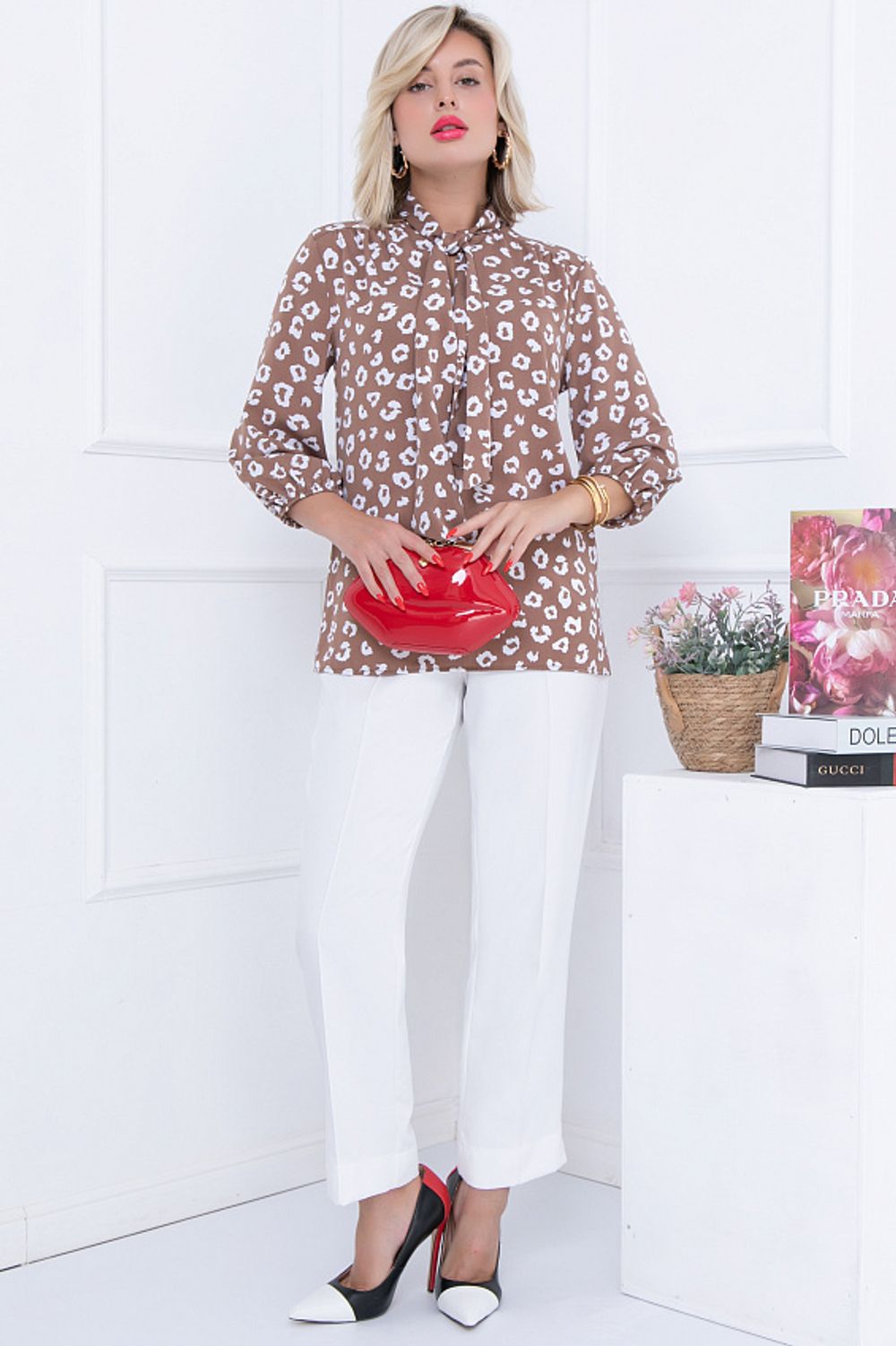 БЛУЗКА АНАСТАЗИЯ (БЕЙЖ) Bellovera (Акция)