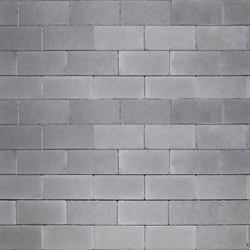 Тротуарная плитка ПРЯМОУГОЛЬНИК 200x100 мм - Стандарт Серый