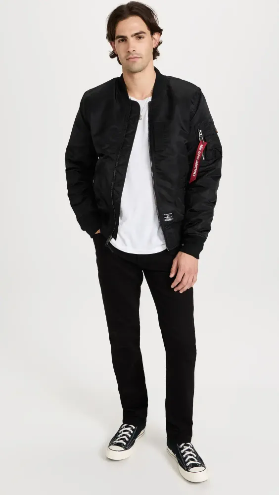 Бомбер Alpha Industries MA-1 Mod Black