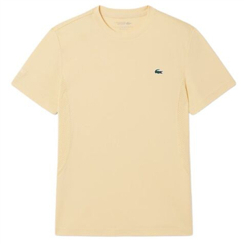 Мужская теннисная футболка Lacoste Tennis x Novak Djokovic - yellow