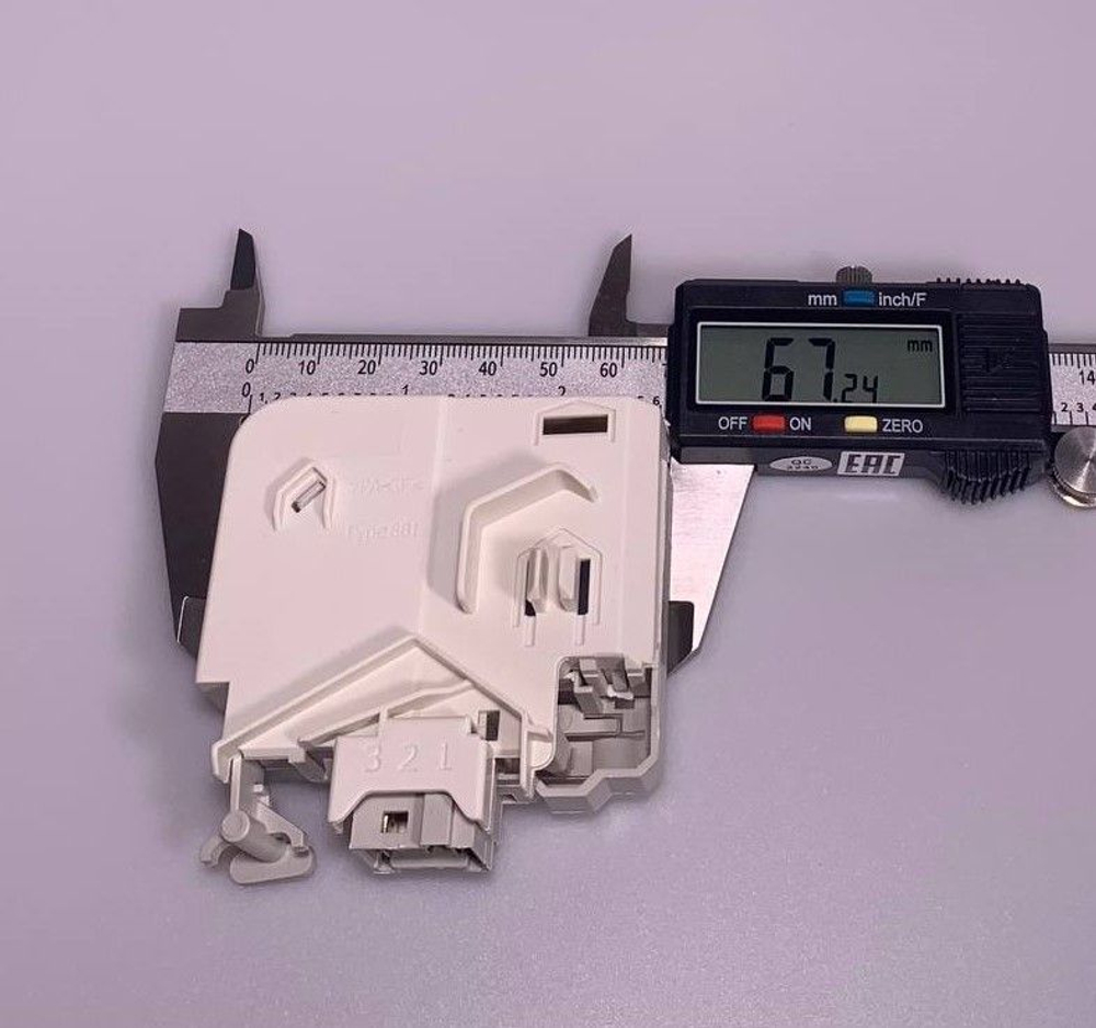 Устройство блокировки люка (УБЛ, замок) стиральной машины. INT014BO, 00633765, 00225256