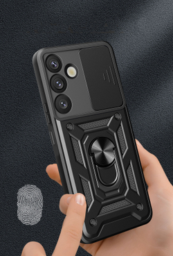 Чехол с кольцом Bumper Case для Samsung Galaxy S24 FE