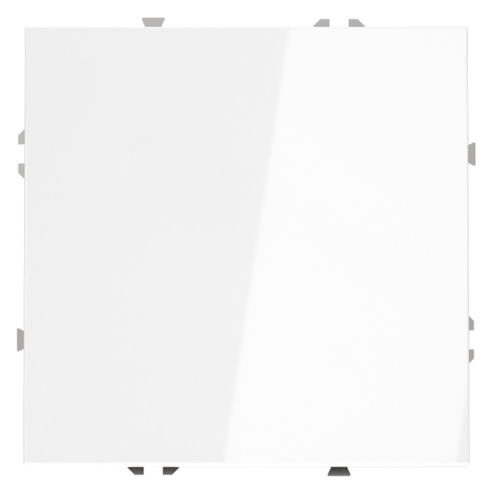 Перекрестный переключатель встраиваемый VOLTUM S70 одноклавишный 10А, (белый глянцевый)