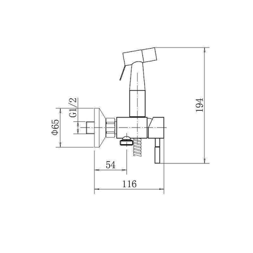 Смеситель с гигиеническим душем Fashun A57504 A57504