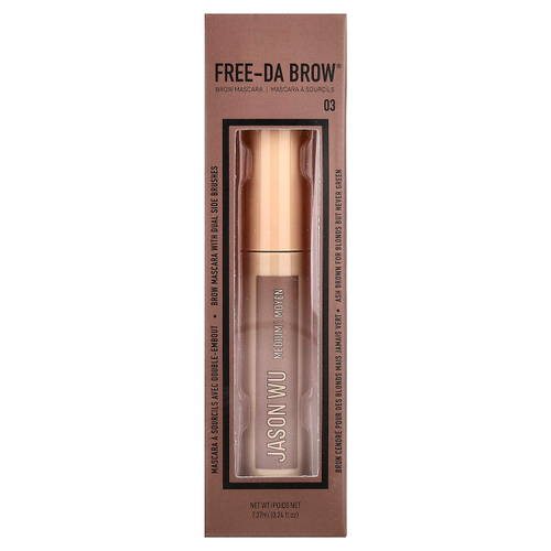 Jason Wu, Free-Da Brow®, тушь для бровей, оттенок 03 Medium, 7,27 мл (0,24 жидк. унции)