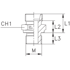 Штуцер FB DS30 42x2 (корпус)