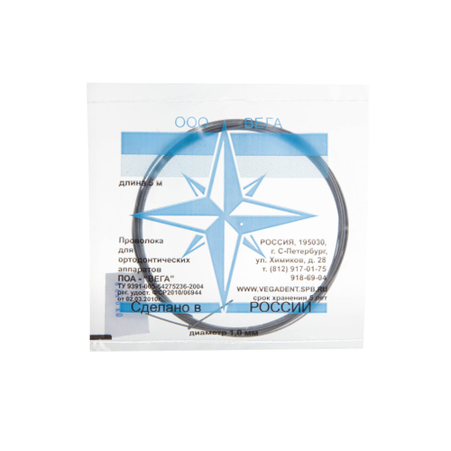 Проволока ортодонтическая 1мм.