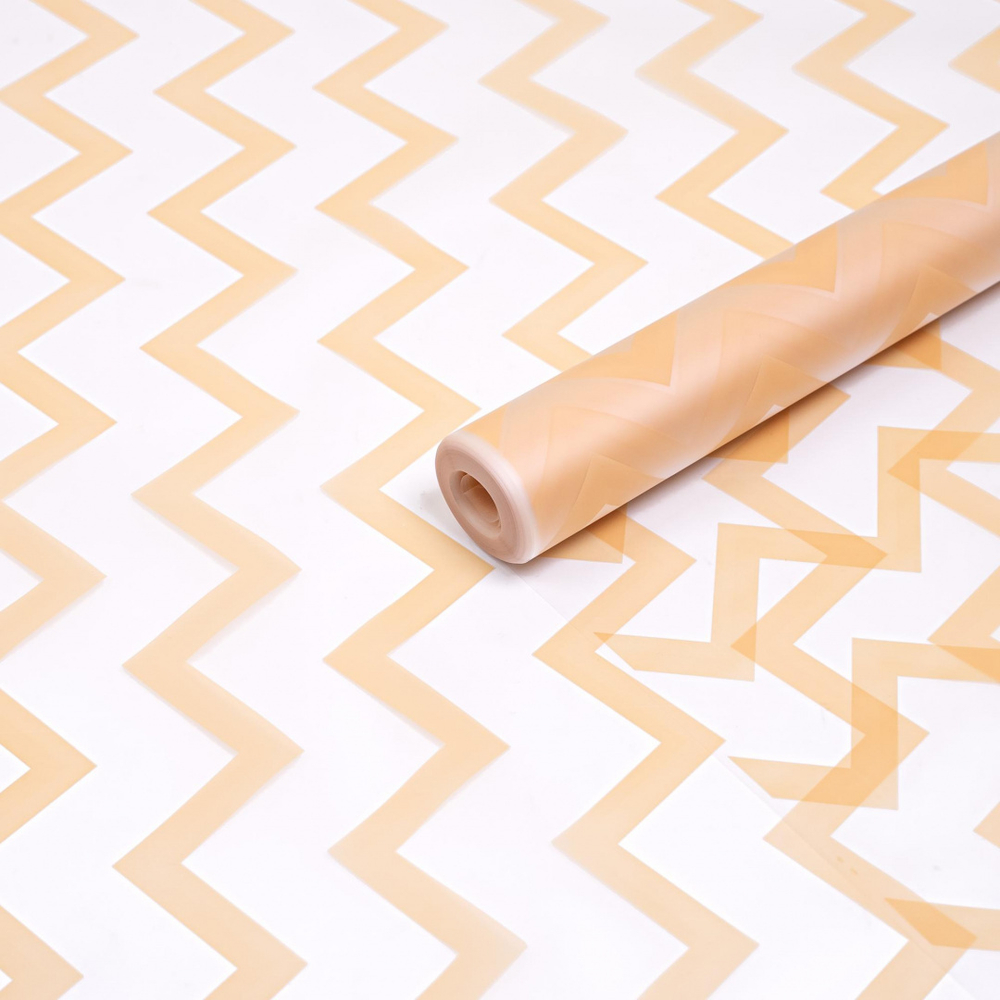 Пленка матовая "Зигзаг" 60см*200гр