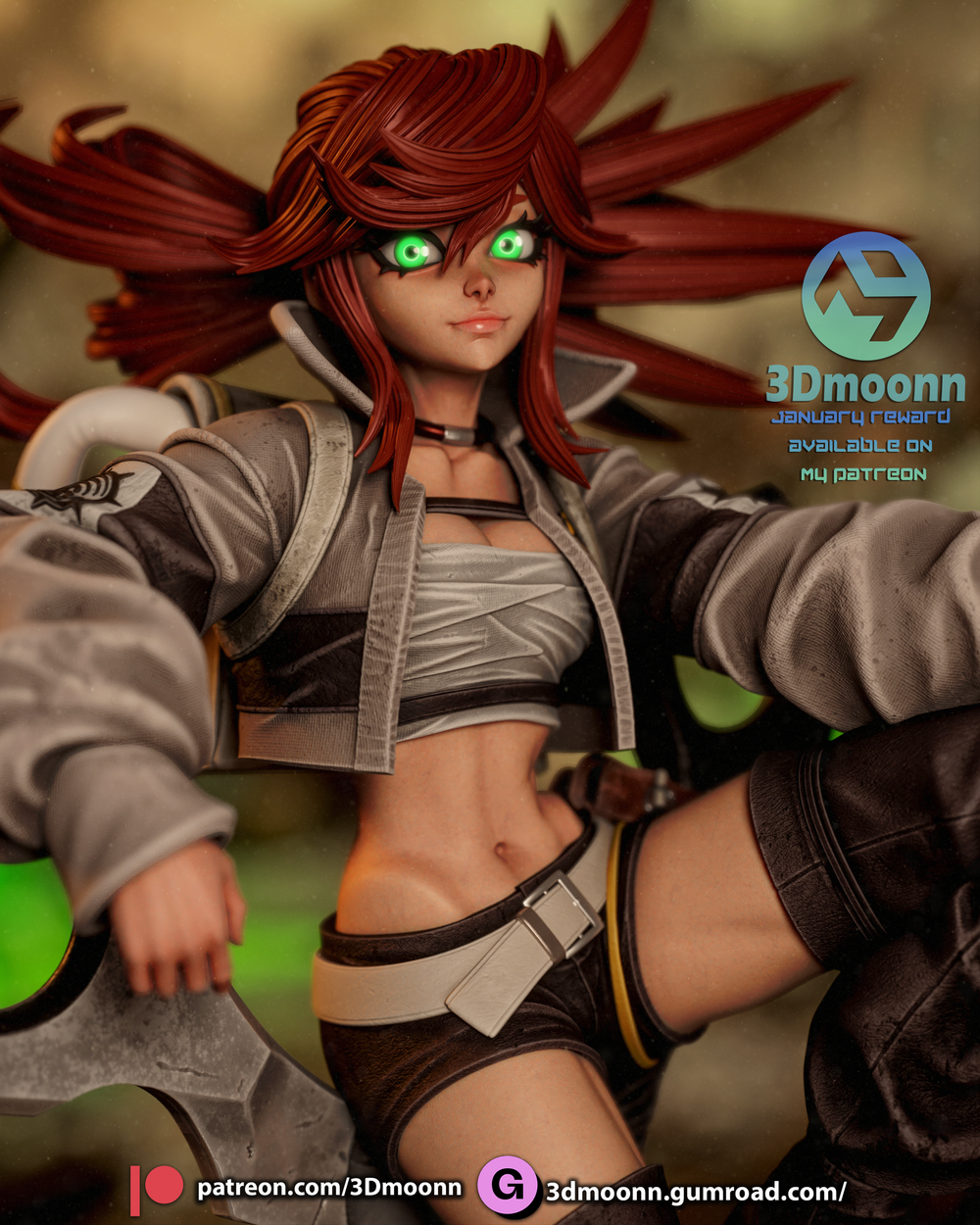 Фигурка Гачиакута Рио Riyo Reaper Gachiakuta