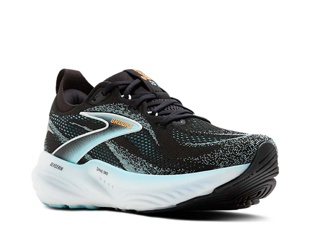 Кроссовки для бега мужские Brooks Glycerin 22 M Черный и Синий