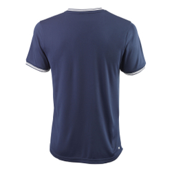 Мужское теннисное поло Wilson T-Shirt Men - Dark Blue, White