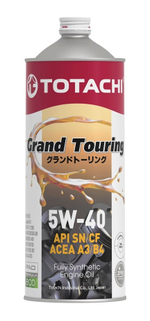 Масло моторное  синтетическое TOTACHI Grand Touring SN  5W-40 1 л