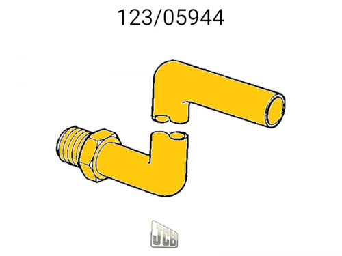 Трубка щупа КПП JCB 123/05944
