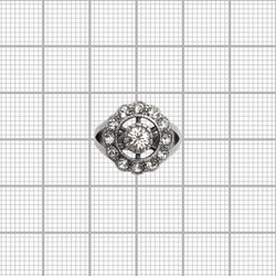 "Илфута" кольцо в серебряном покрытии из коллекции "Marella" от Jenavi