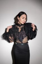 Блуза "Черный лебедь"