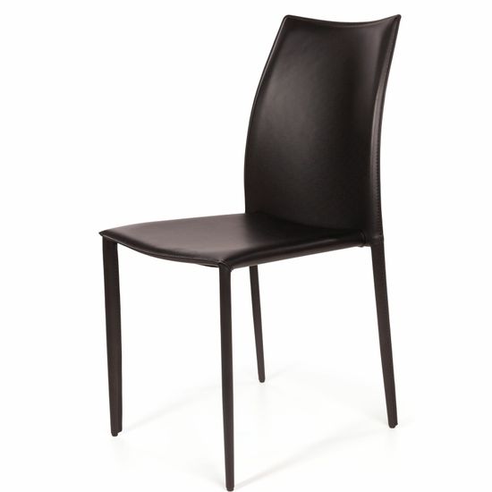 Стул Rolf, кожа черный