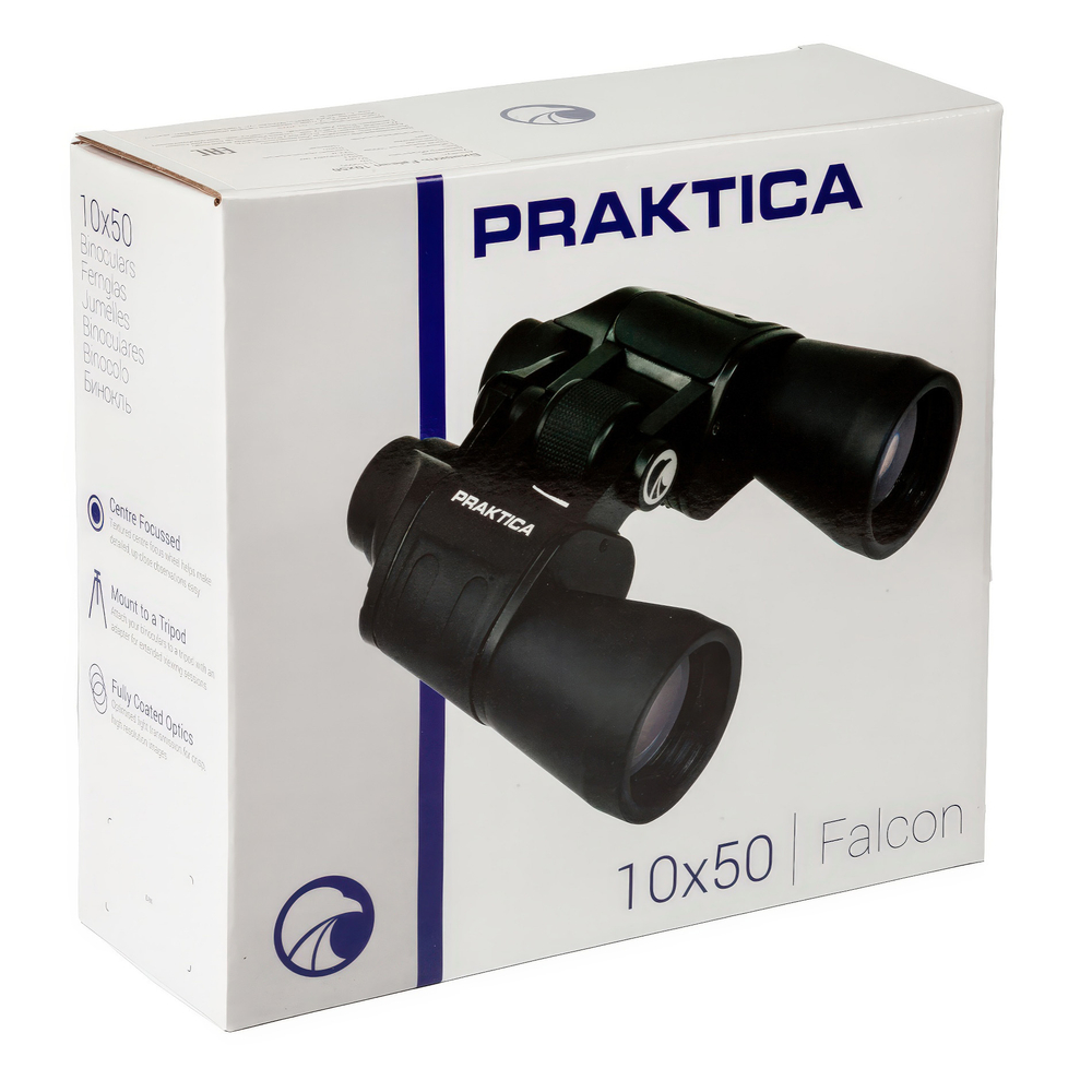 Бинокль Praktica Falcon 10x50 Black - Упаковка 2